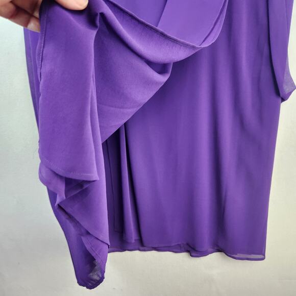 Standards & Practices Purple Haze Kimono Wrap Maxi Dress Womens Plus 3X NWT - Picture 12 of 16